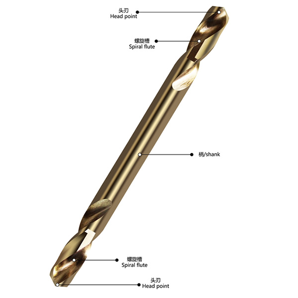 Double ended drill bits